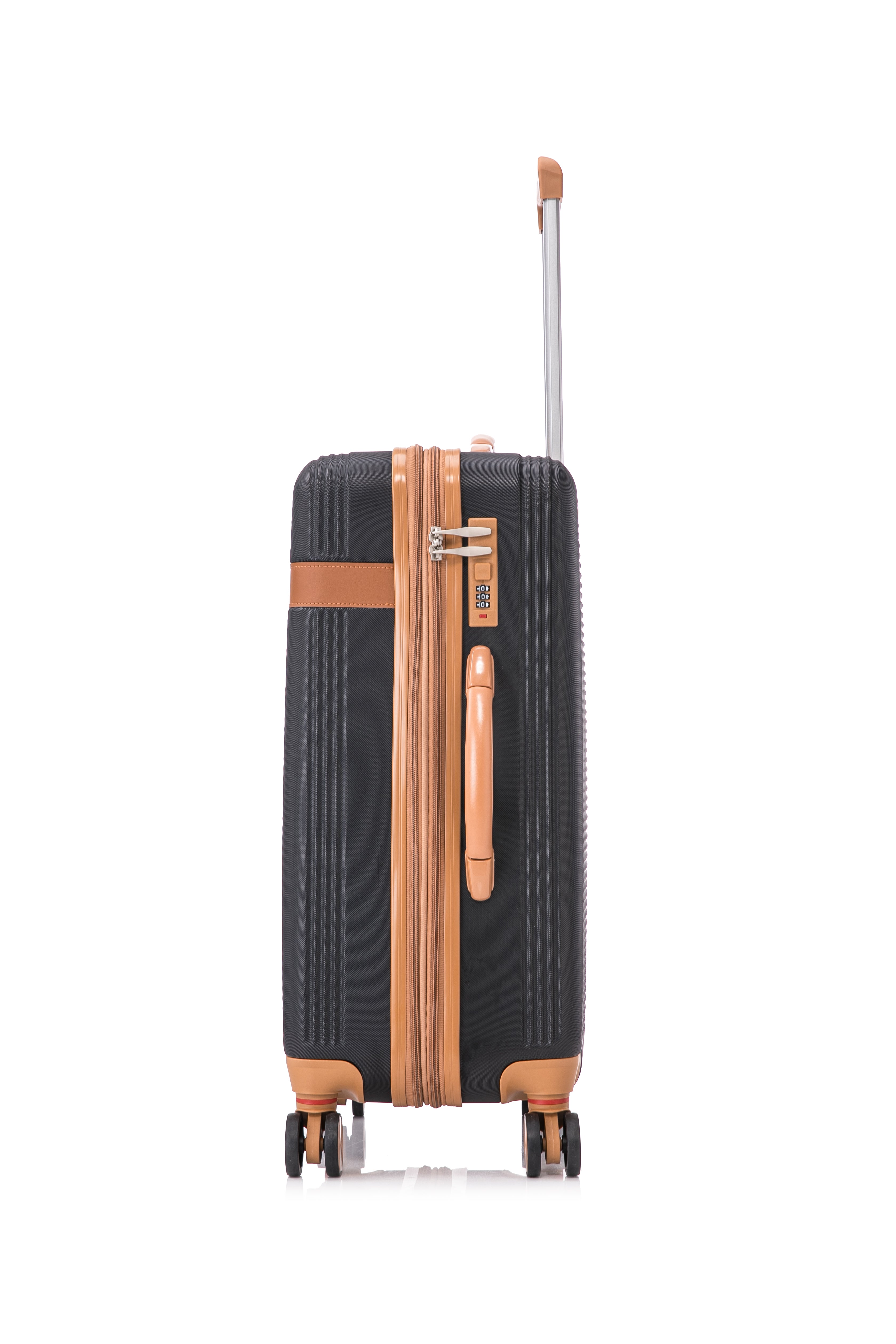 Milan 3 piece suitcase set green